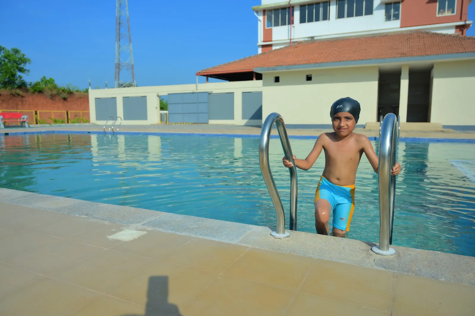 The swimming pool on the JCS campus