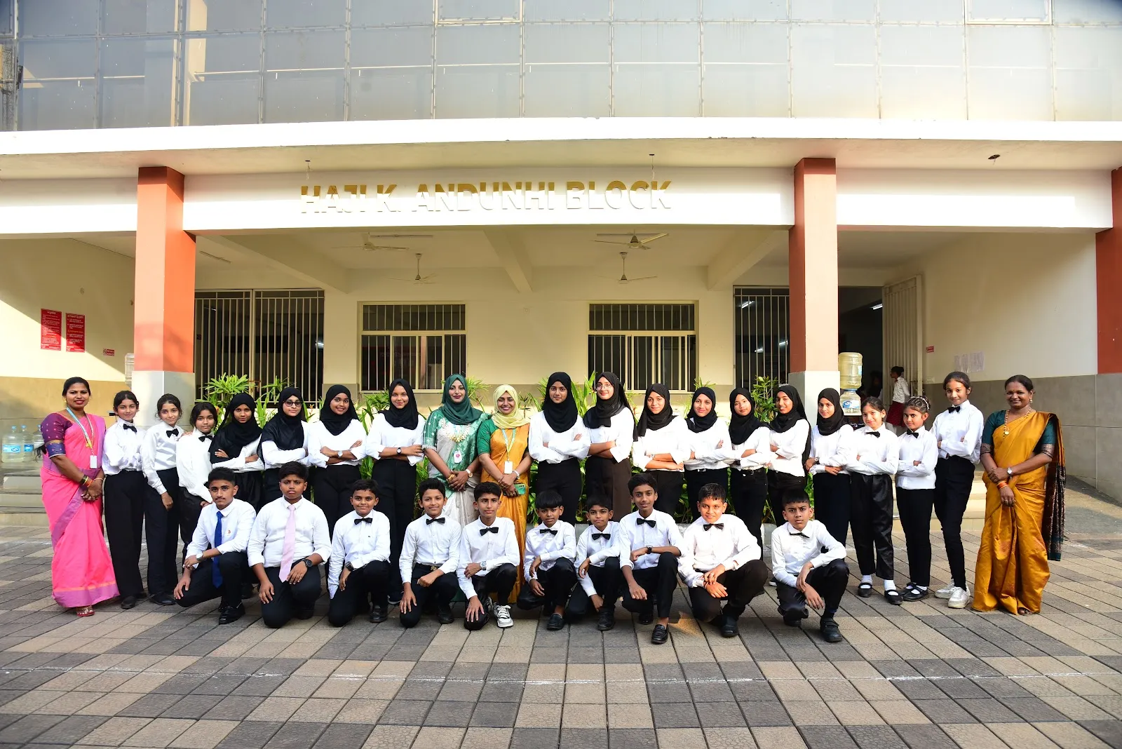 Students at Janapriya Central School